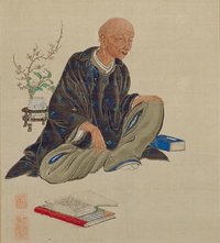 杉田玄白肖像.　/　作者　石川大浪画　重要文化財。国立国会図書館蔵